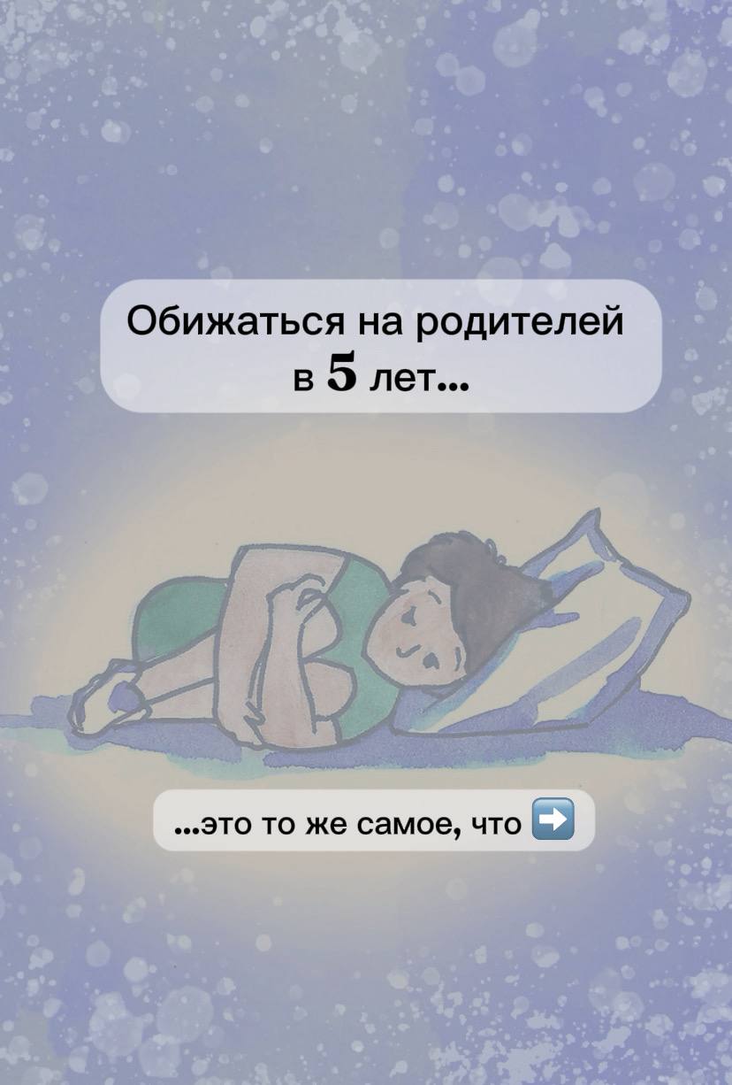 Обида на родителей 1